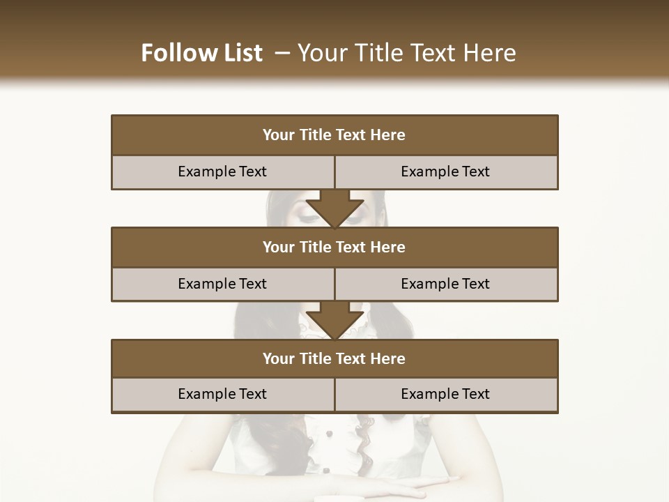 Femininity Vintage Flavor PowerPoint Template