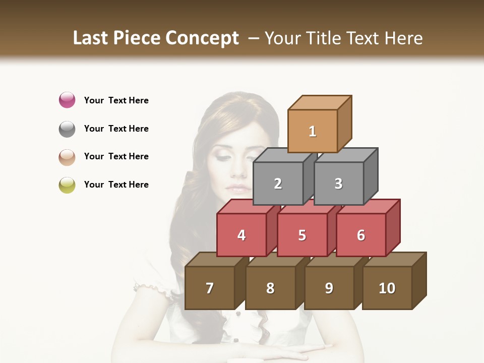 Femininity Vintage Flavor PowerPoint Template