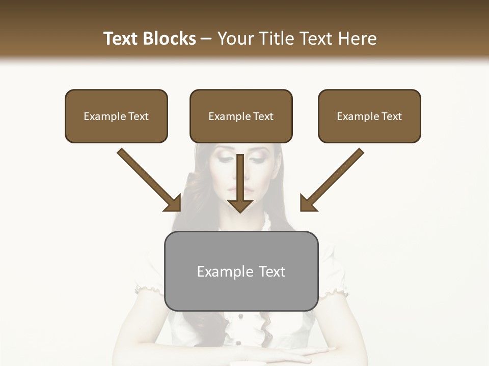 Femininity Vintage Flavor PowerPoint Template