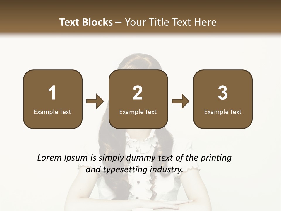 Femininity Vintage Flavor PowerPoint Template