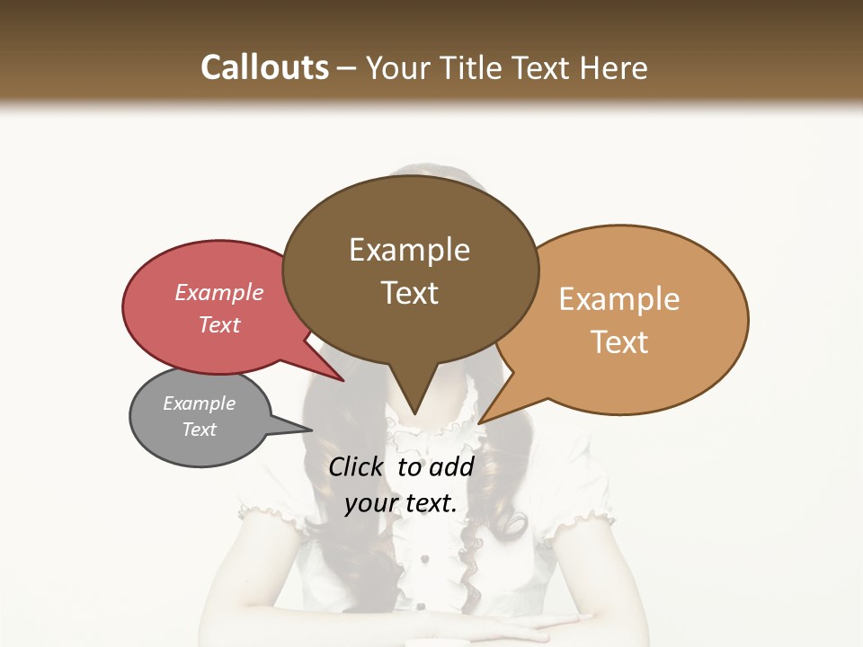 Femininity Vintage Flavor PowerPoint Template