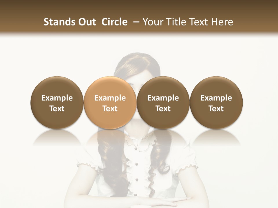 Femininity Vintage Flavor PowerPoint Template