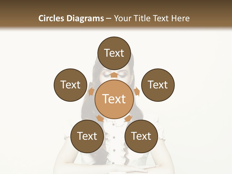 Femininity Vintage Flavor PowerPoint Template