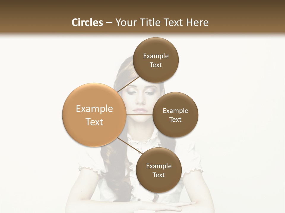 Femininity Vintage Flavor PowerPoint Template