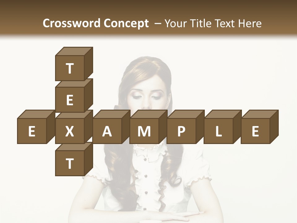 Femininity Vintage Flavor PowerPoint Template