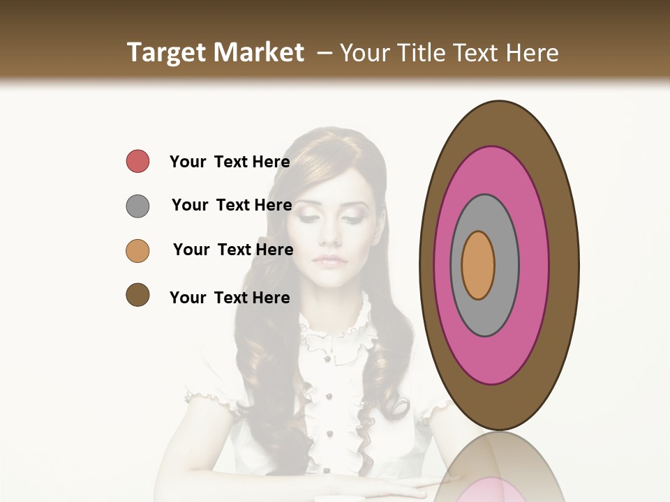 Femininity Vintage Flavor PowerPoint Template