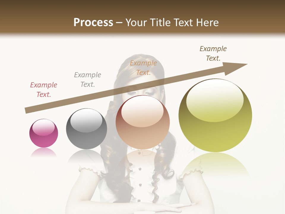 Femininity Vintage Flavor PowerPoint Template