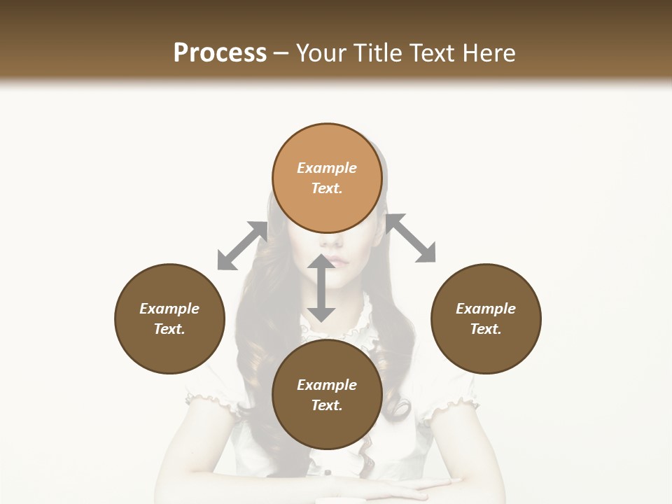 Femininity Vintage Flavor PowerPoint Template