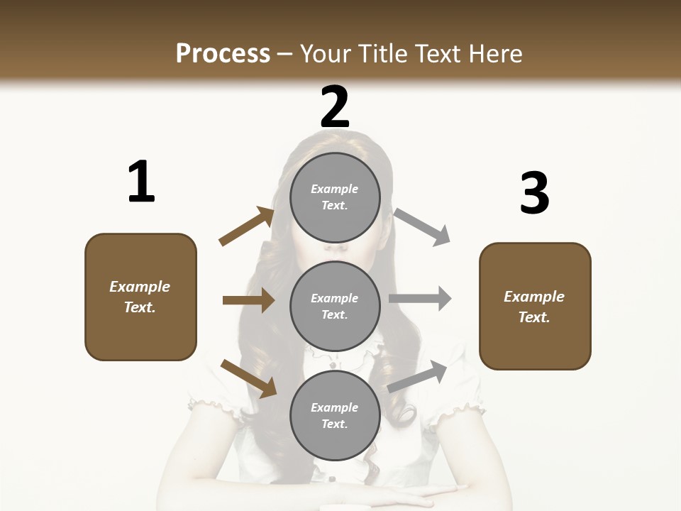 Femininity Vintage Flavor PowerPoint Template