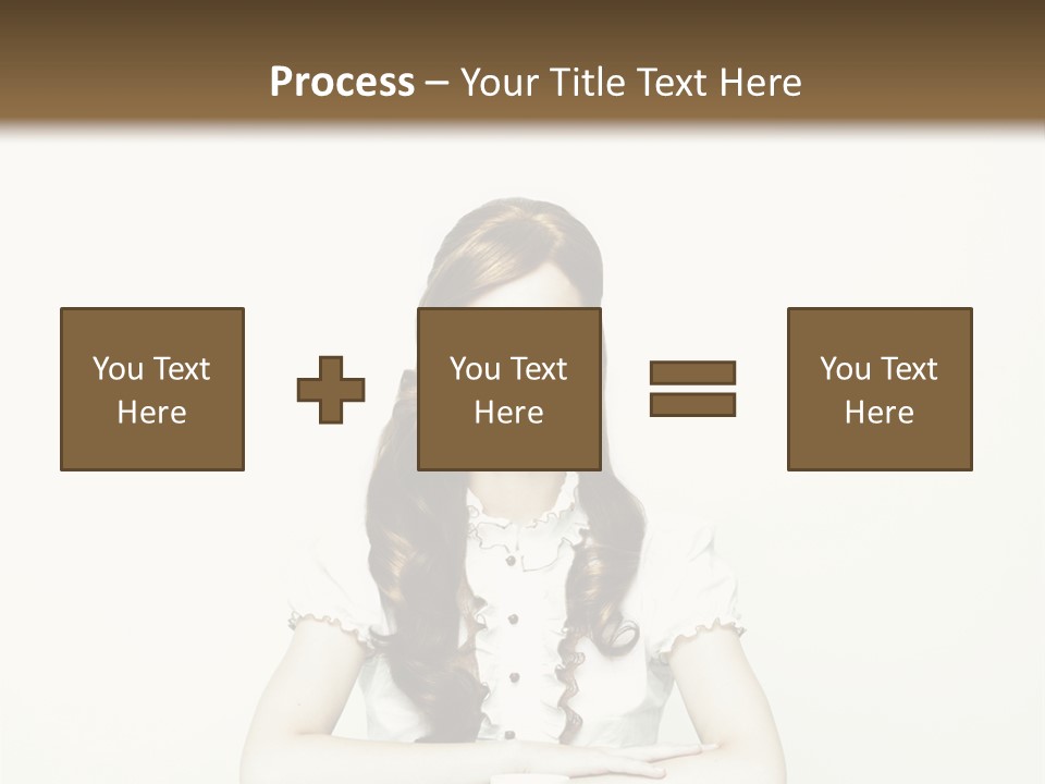 Femininity Vintage Flavor PowerPoint Template
