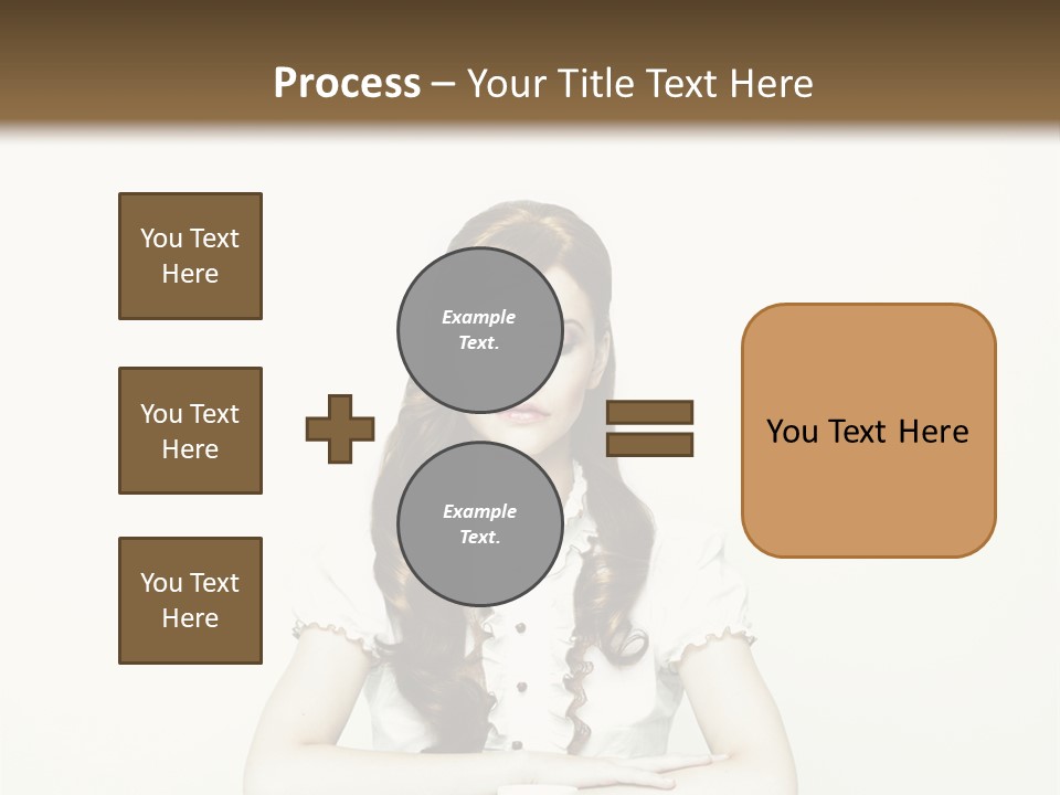 Femininity Vintage Flavor PowerPoint Template