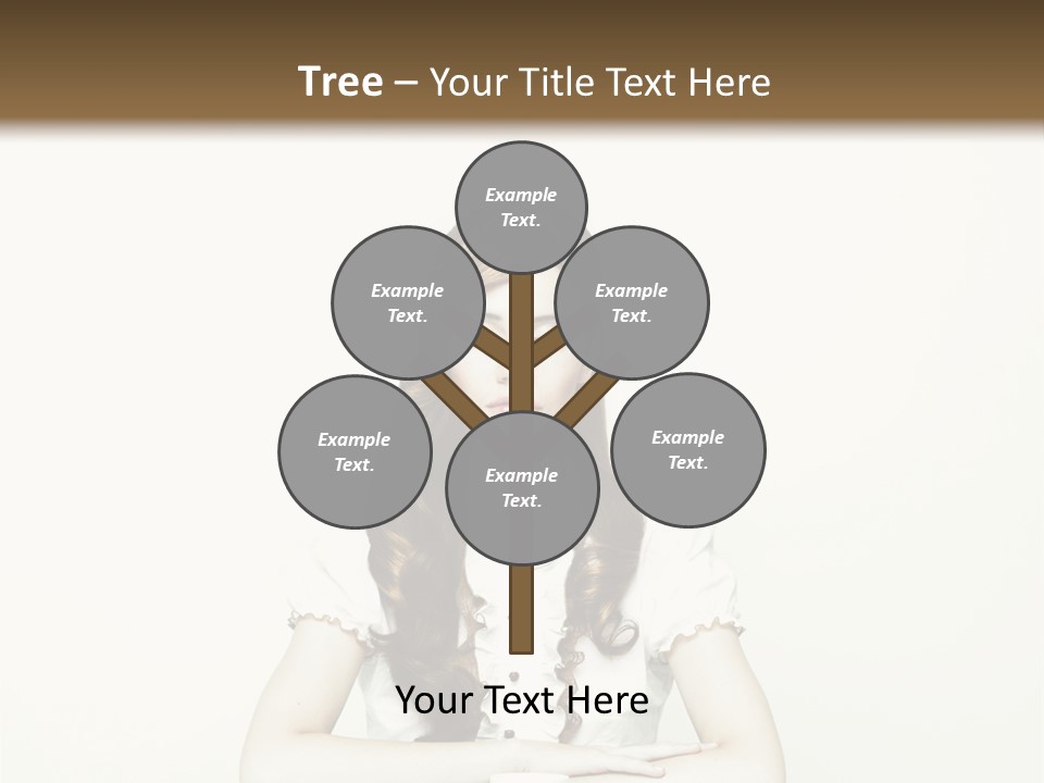 Femininity Vintage Flavor PowerPoint Template