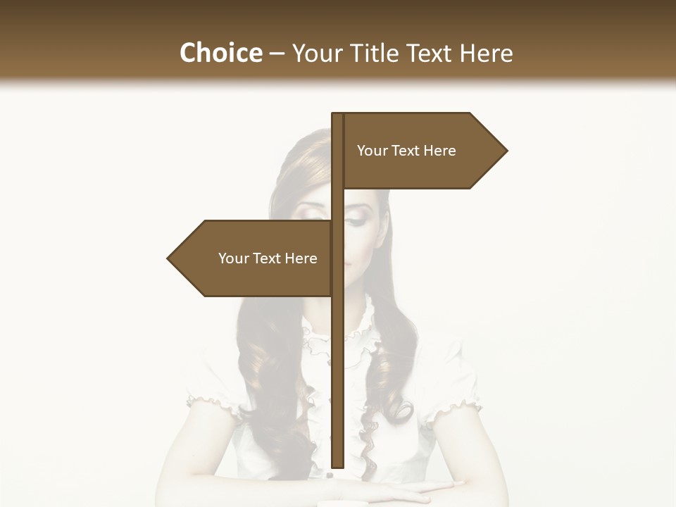 Femininity Vintage Flavor PowerPoint Template