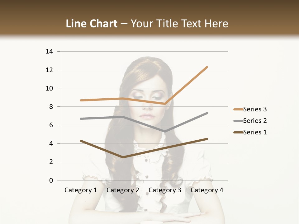Femininity Vintage Flavor PowerPoint Template