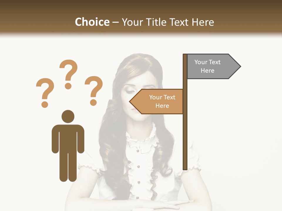Femininity Vintage Flavor PowerPoint Template