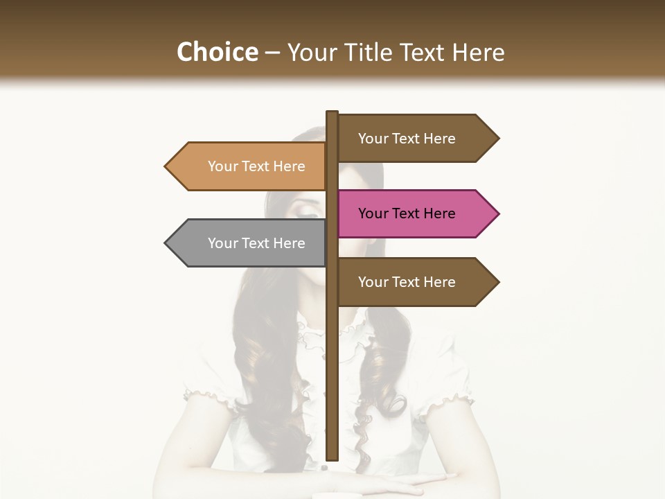 Femininity Vintage Flavor PowerPoint Template