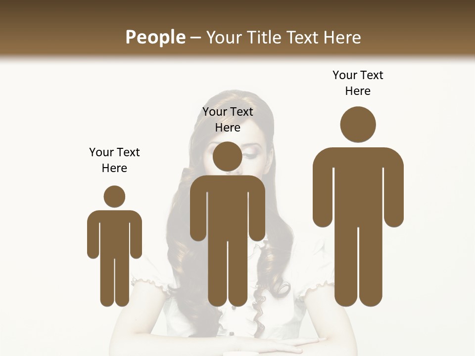 Femininity Vintage Flavor PowerPoint Template