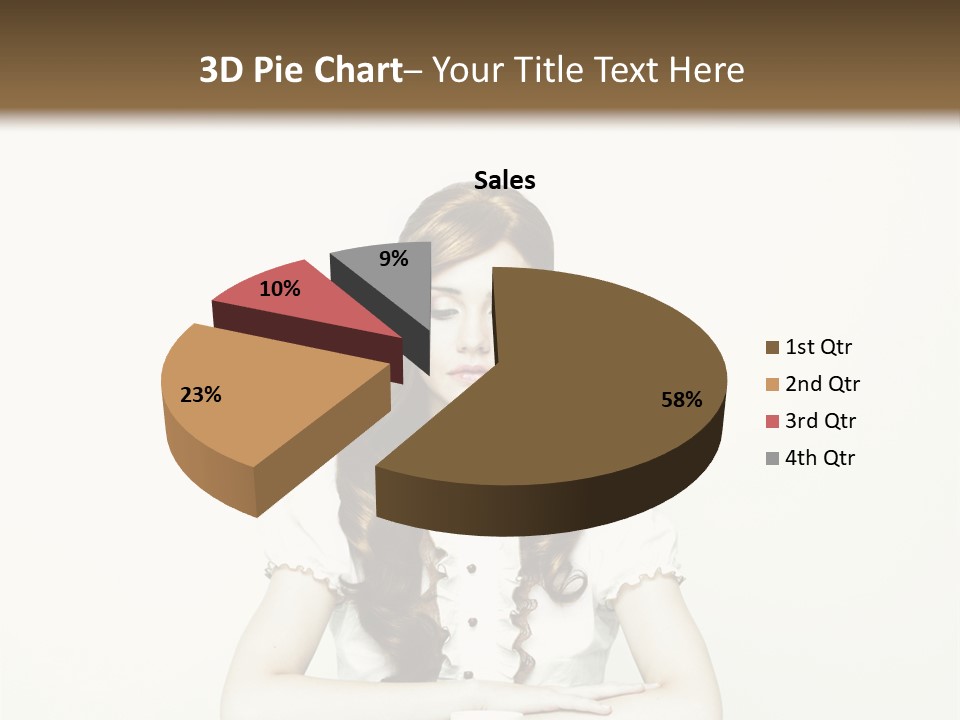 Femininity Vintage Flavor PowerPoint Template