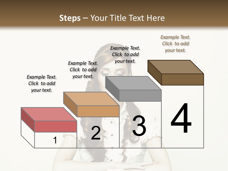 Femininity Vintage Flavor PowerPoint Template