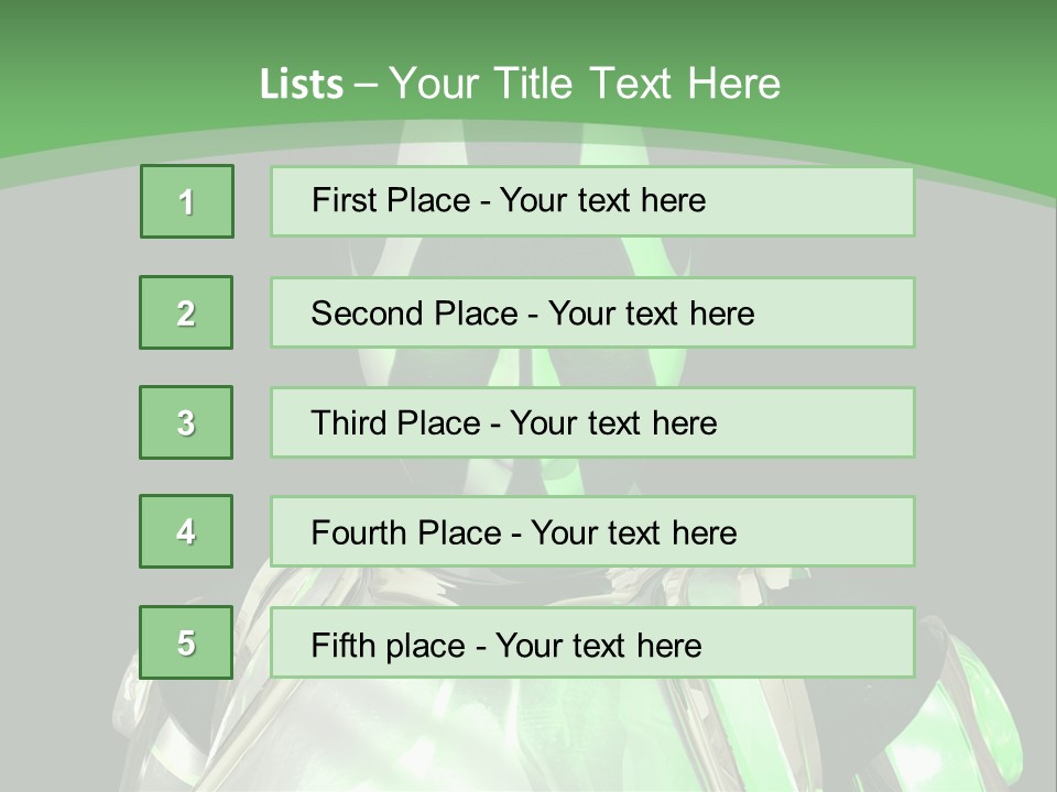 Object People Beautiful PowerPoint Template
