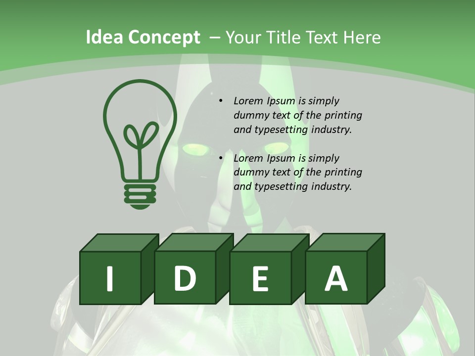 Object People Beautiful PowerPoint Template