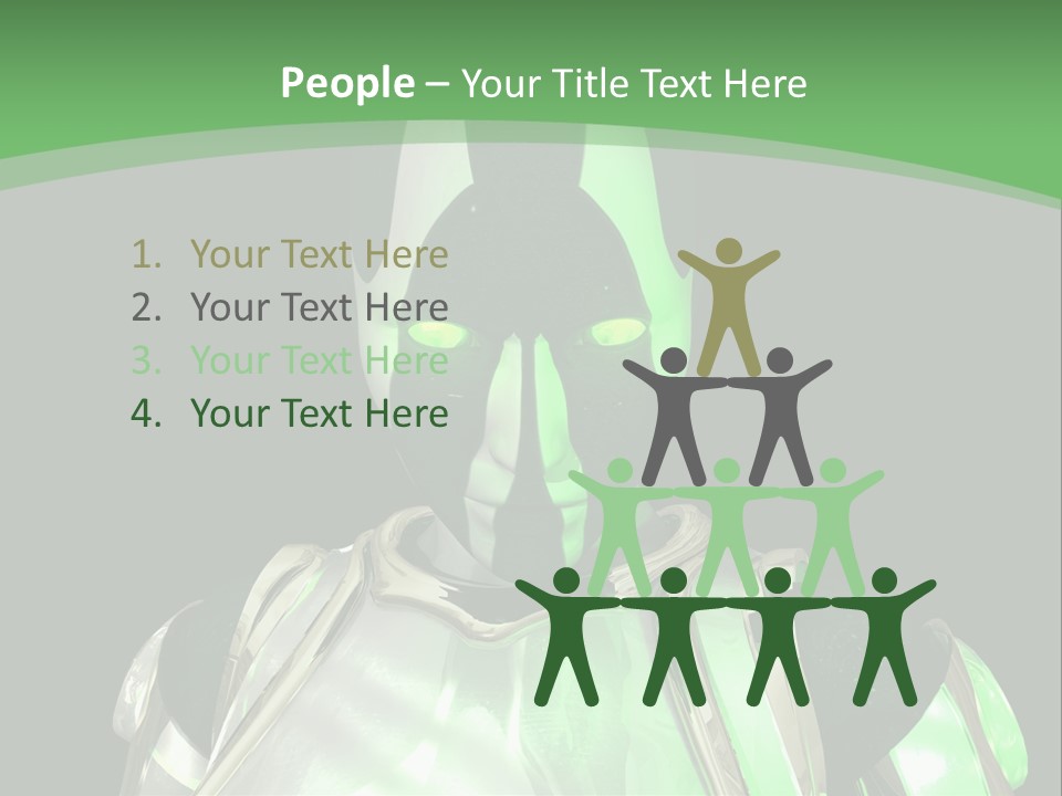 Object People Beautiful PowerPoint Template