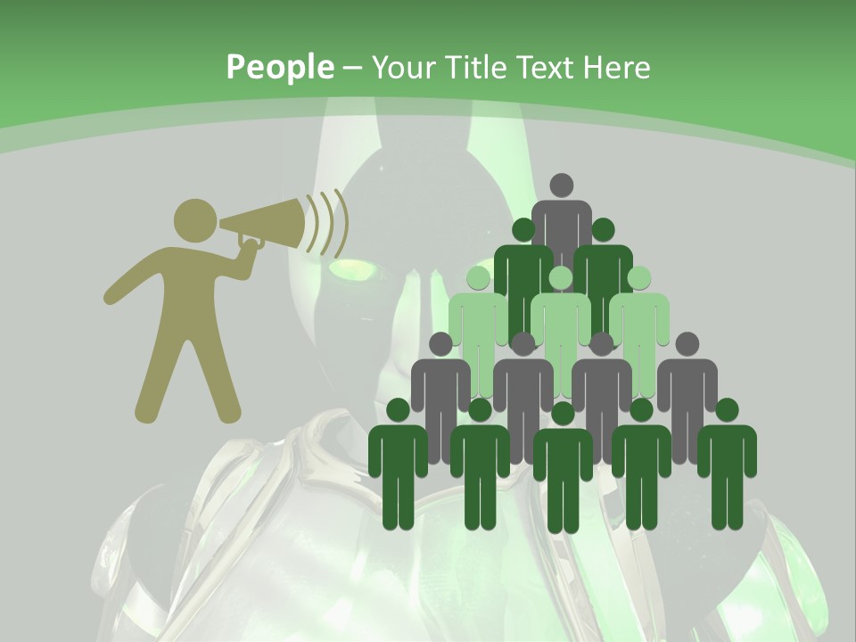 Object People Beautiful PowerPoint Template
