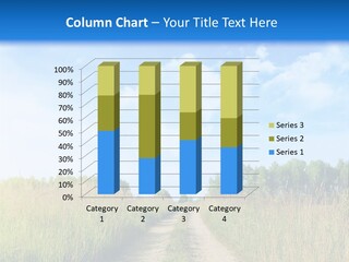 Rural Row Sunrise PowerPoint Template