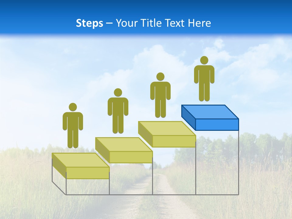 Rural Row Sunrise PowerPoint Template
