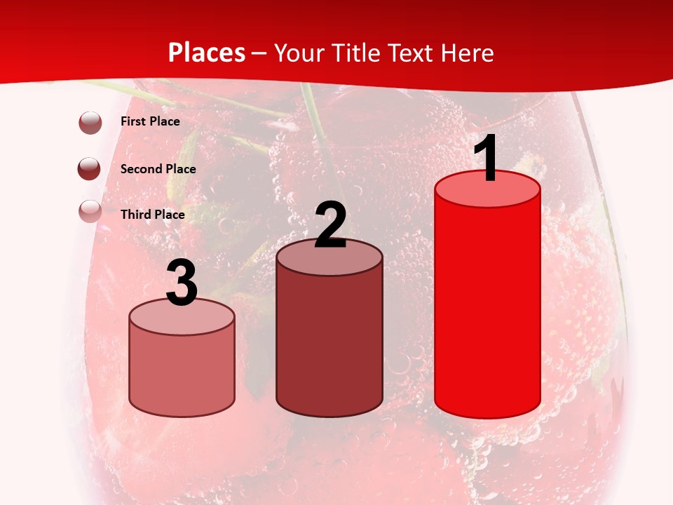 Closeup Bubble Ripple PowerPoint Template