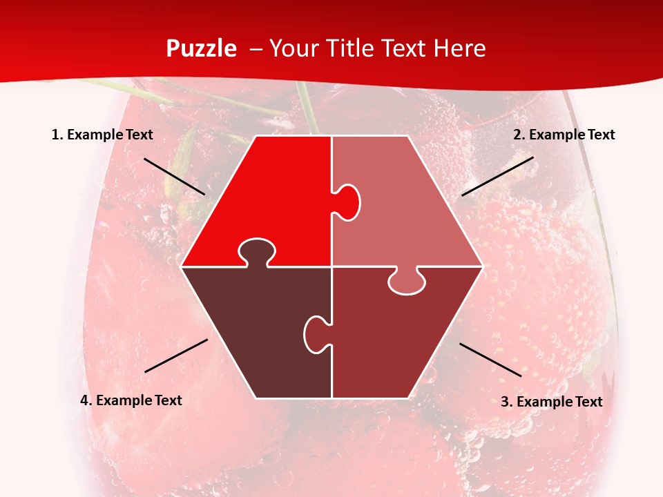 Closeup Bubble Ripple PowerPoint Template