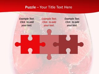 Closeup Bubble Ripple PowerPoint Template