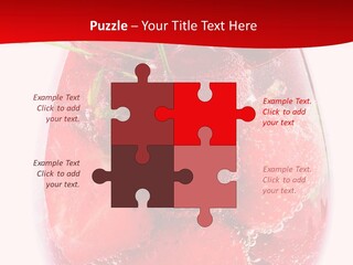 Closeup Bubble Ripple PowerPoint Template
