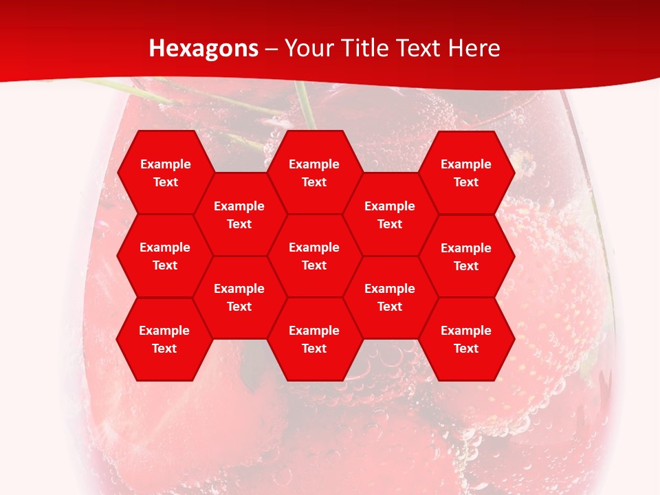 Closeup Bubble Ripple PowerPoint Template