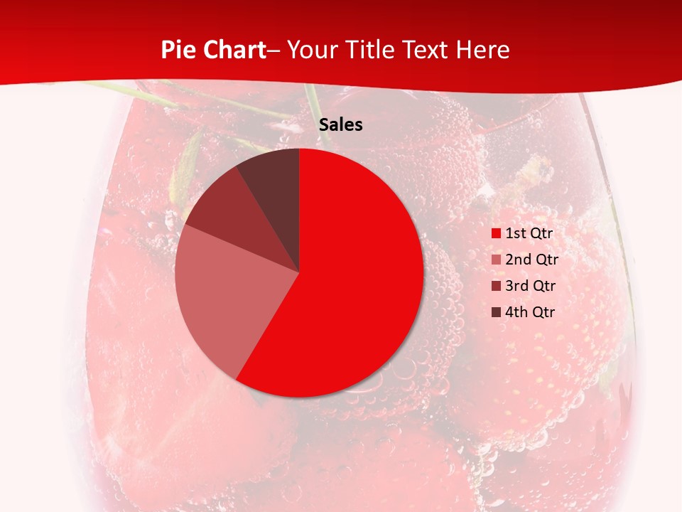 Closeup Bubble Ripple PowerPoint Template