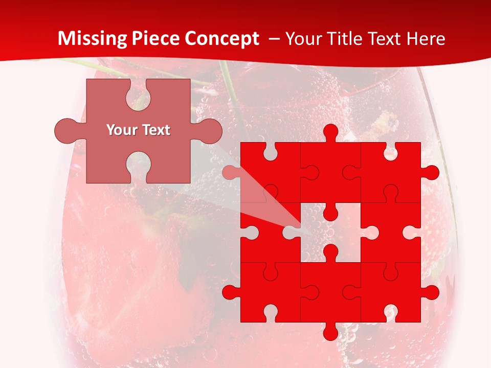 Closeup Bubble Ripple PowerPoint Template