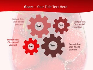 Closeup Bubble Ripple PowerPoint Template