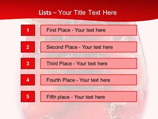 Closeup Bubble Ripple PowerPoint Template