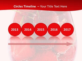 Closeup Bubble Ripple PowerPoint Template
