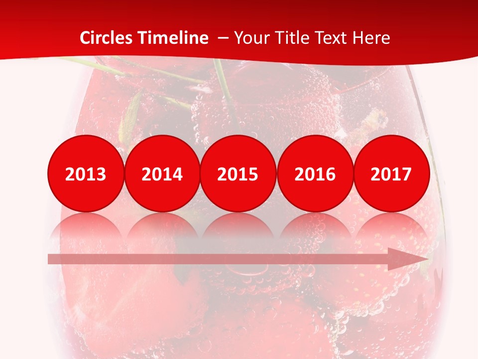 Closeup Bubble Ripple PowerPoint Template