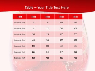 Closeup Bubble Ripple PowerPoint Template