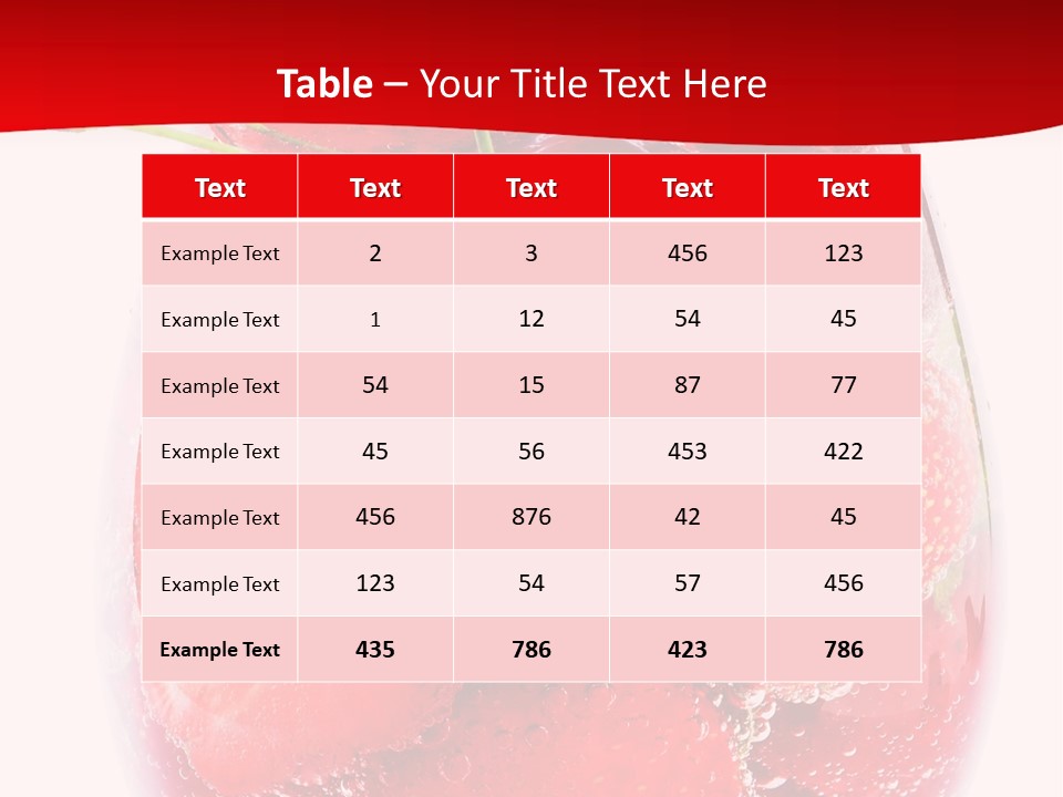 Closeup Bubble Ripple PowerPoint Template