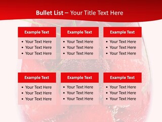 Closeup Bubble Ripple PowerPoint Template