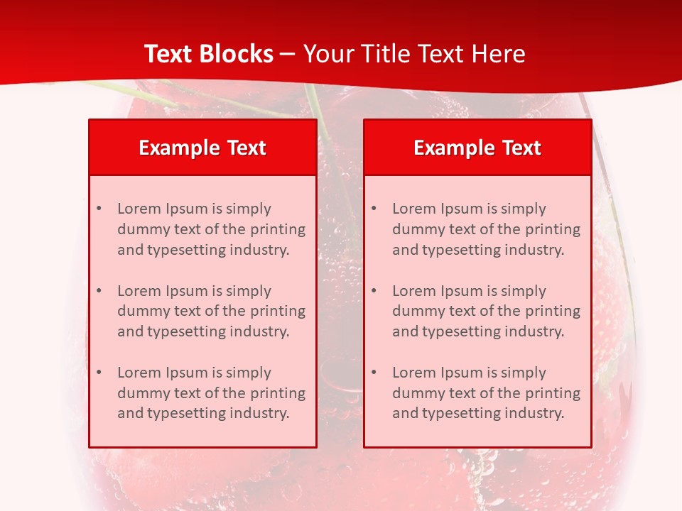 Closeup Bubble Ripple PowerPoint Template