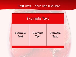 Closeup Bubble Ripple PowerPoint Template