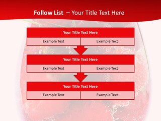 Closeup Bubble Ripple PowerPoint Template