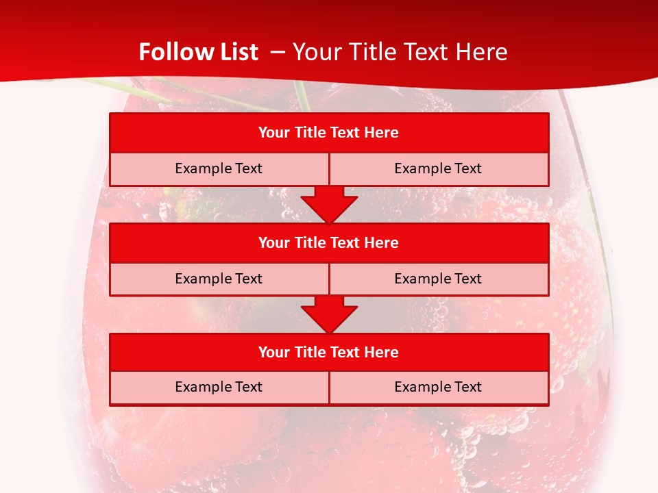 Closeup Bubble Ripple PowerPoint Template