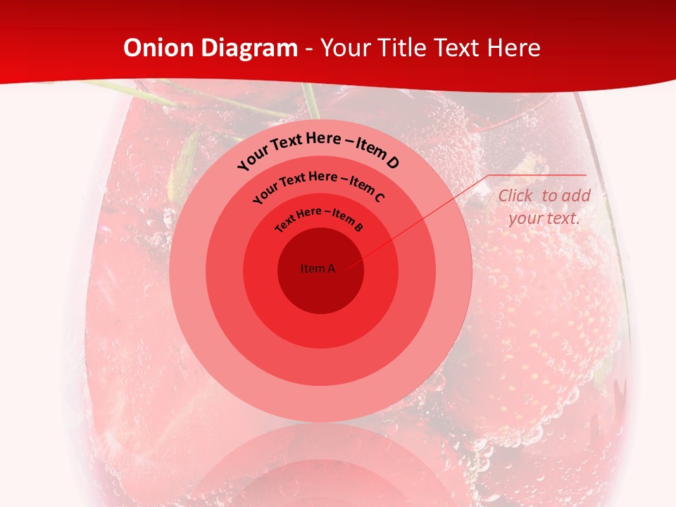 Closeup Bubble Ripple PowerPoint Template