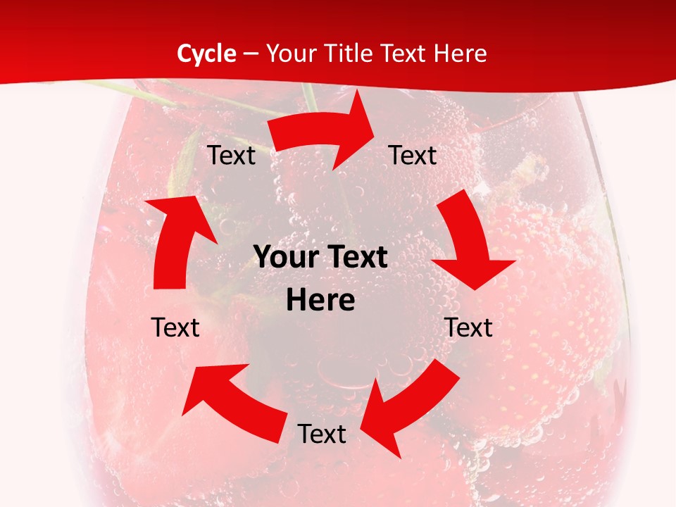 Closeup Bubble Ripple PowerPoint Template