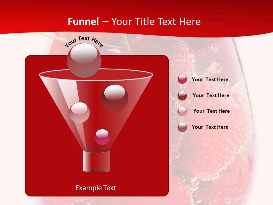 Closeup Bubble Ripple PowerPoint Template